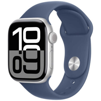 アップル アップル Apple Watch Series 10(GPSモデル)- 42mmシルバーアルミニウムケースとデニムスポーツバンド - S/M MWWA3JA MWWA3JA