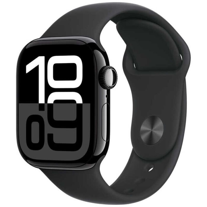 アップル アップル Apple Watch Series 10(GPSモデル)- 42mmジェットブラックアルミニウムケースとブラックスポーツバンド - S/M MWWE3JA MWWE3JA