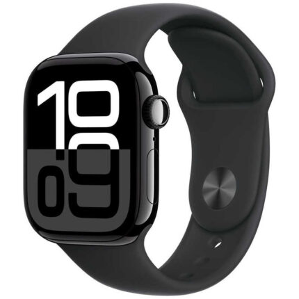 アップル アップル Apple Watch Series 10(GPSモデル)- 42mmジェットブラックアルミニウムケースとブラックスポーツバンド - M/L MWWF3JA MWWF3JA