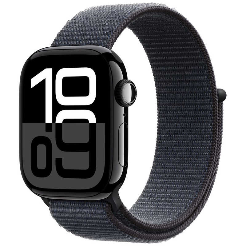 アップル アップル Apple Watch Series 10(GPSモデル)- 42mmジェットブラックアルミニウムケースとインクスポーツループ MWWG3JA MWWG3JA