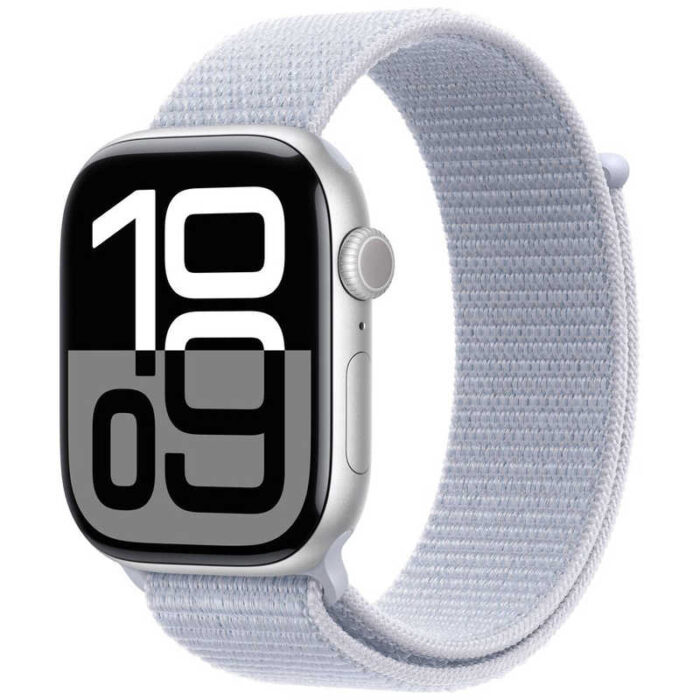 アップル アップル Apple Watch Series 10(GPSモデル)- 46mmシルバーアルミニウムケースとブルークラウドスポーツループ MWWN3JA MWWN3JA