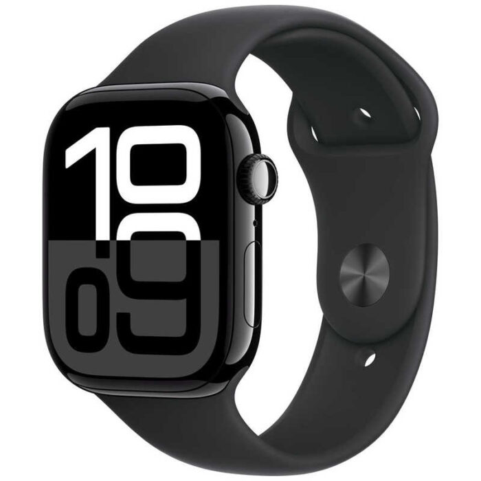 アップル アップル Apple Watch Series 10(GPSモデル)- 46mmジェットブラックアルミニウムケースとブラックスポーツバンド - S/M MWWP3JA MWWP3JA