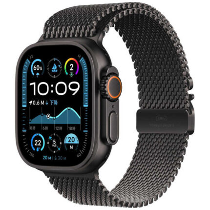 アップル アップル Apple Watch Ultra 2(GPS ＋ Cellularモデル)- 49mmブラックチタニウムケースとブラックチタニウムミラネーゼループ - M MX5U3JA MX5U3JA