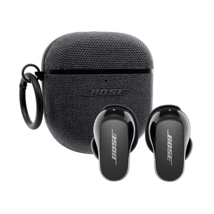 BOSE BOSE 【アウトレット】完全ワイヤレスイヤホン QuietComfort Earbuds II Triple Black［リモコン・マイク対応/ノイズキャンセリング対応/ケース付］ QCEBIIBK+FABCOVER QCEBIIBK+FABCOVER