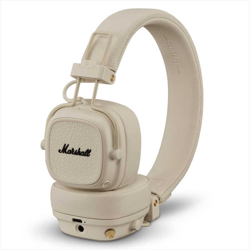 MARSHALL MARSHALL ブルートゥースヘッドホン Major V ［Bluetooth対応 /φ3.5mm ミニプラグ］ クリーム MAJOR5CREAM MAJOR5CREAM